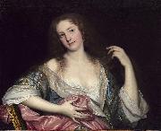 John Michael Wright Portrait of a Lady, thought to be Ann Davis, Lady Lee oil on canvas